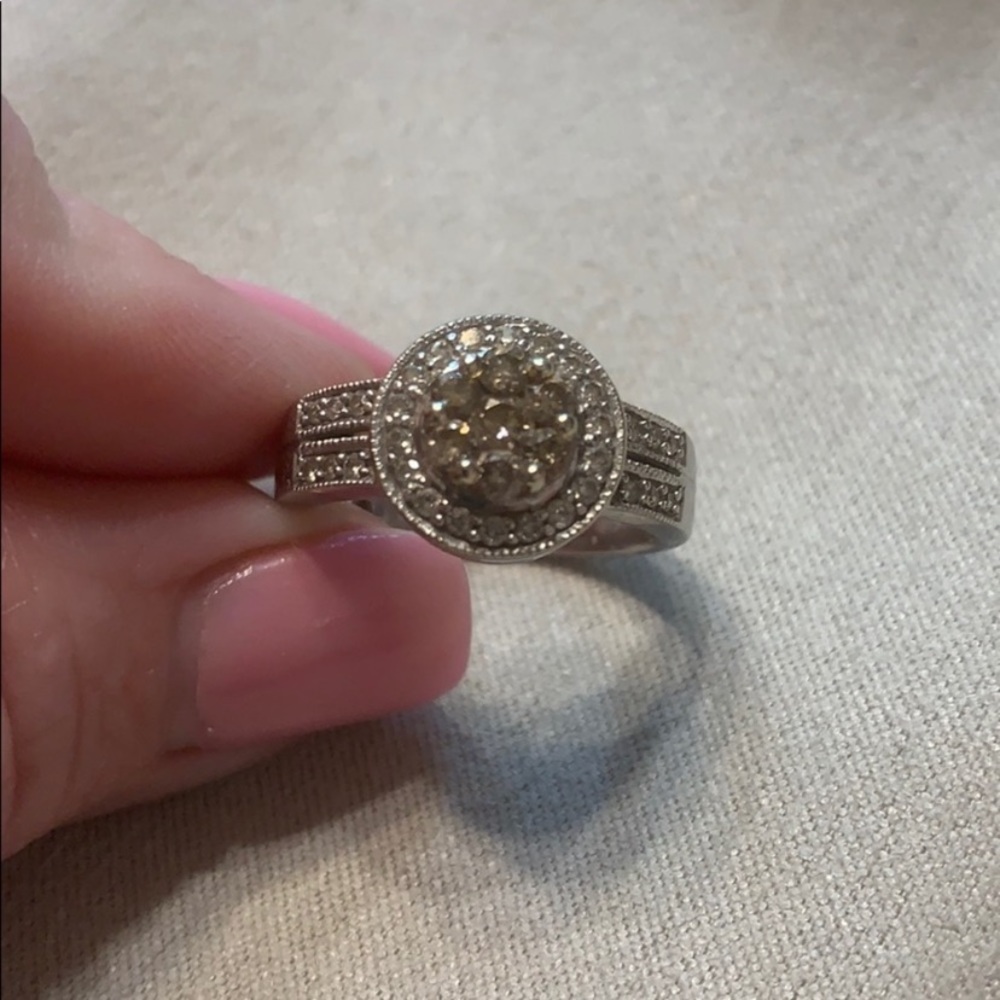 Zales “Love” Collection Champagne Diamond Ring